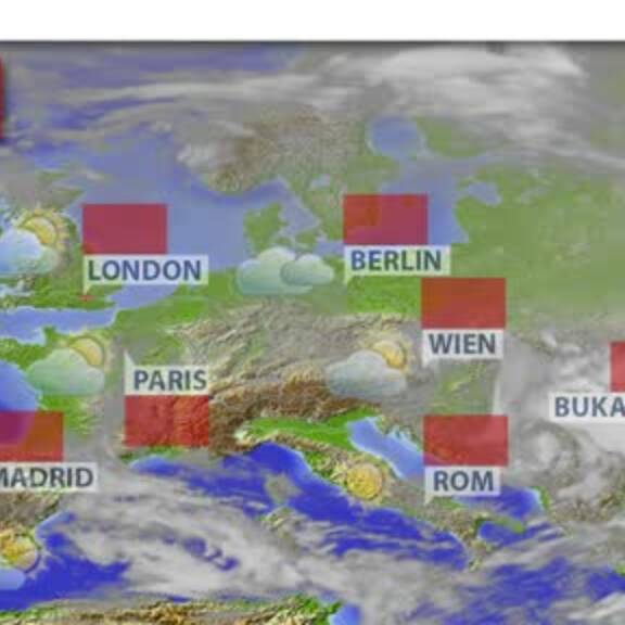 Aktuelle Wetterprognose vom Montag
