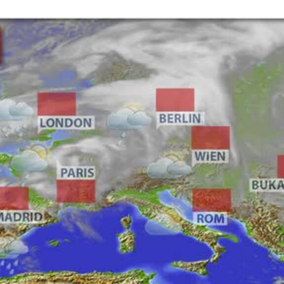 Aktuelle Wetterprognose vom Freitag