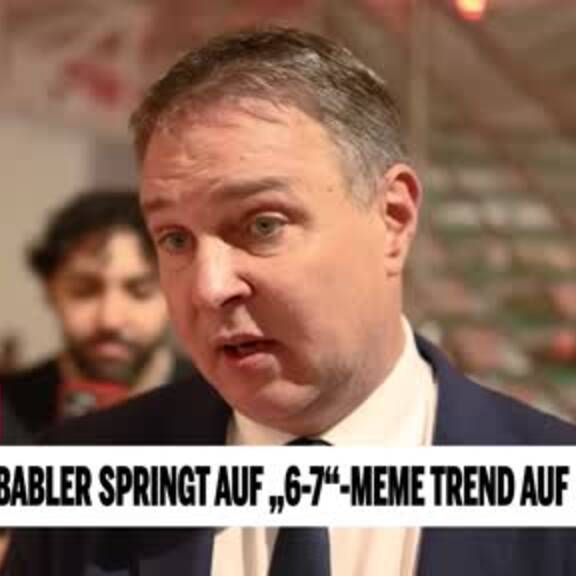 Vizekanzler Babler springt auf „6 7“-Meme Trend auf