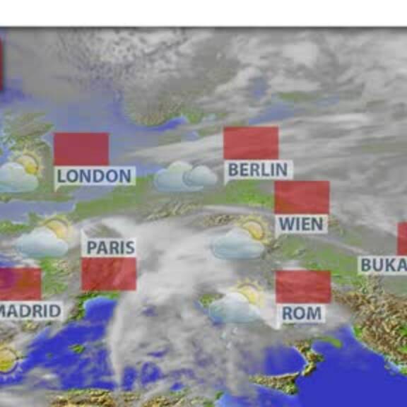 Aktuelle Wetterprognose vom Dienstag