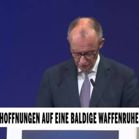 Merz dämpft Hoffnungen auf eine baldige Waffenruhe