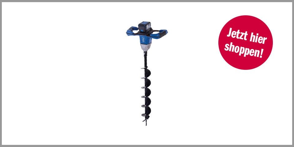 Shopping Channel Scheppach Bosch Scheppach Akku Erdbohrer BC-EB100-X