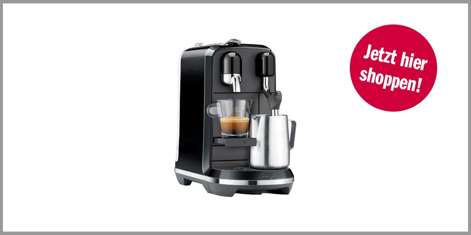 Shopping Channel Deal Media Martk Kaffeemasch Sage SNE500BKS The Creatista Uno Nespresso-Maschine