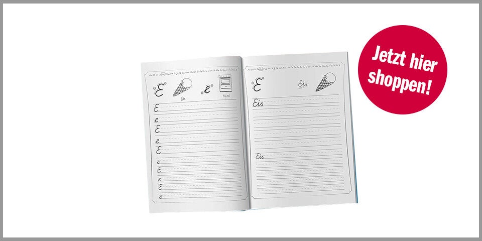 Shopping Channel Schulbeginn Buch: Schreibschrift lernen für Kinder