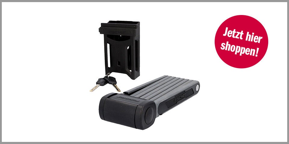 Shopping Channel Faltbares Fahrradschloß Fischer Faltschloss Protect