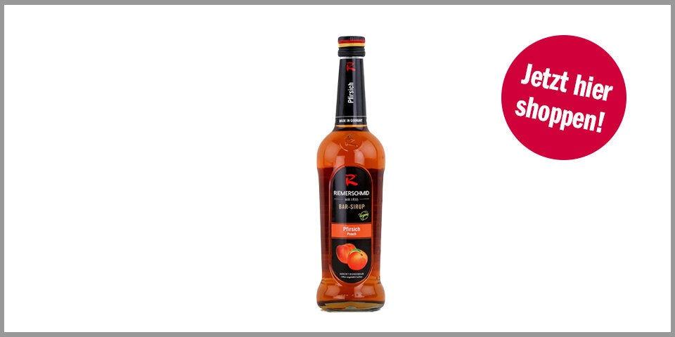Shopping Channel Aperol Spritz Alternativen Riemerschmid Bar-Sirup für Cocktails | Pfirsich