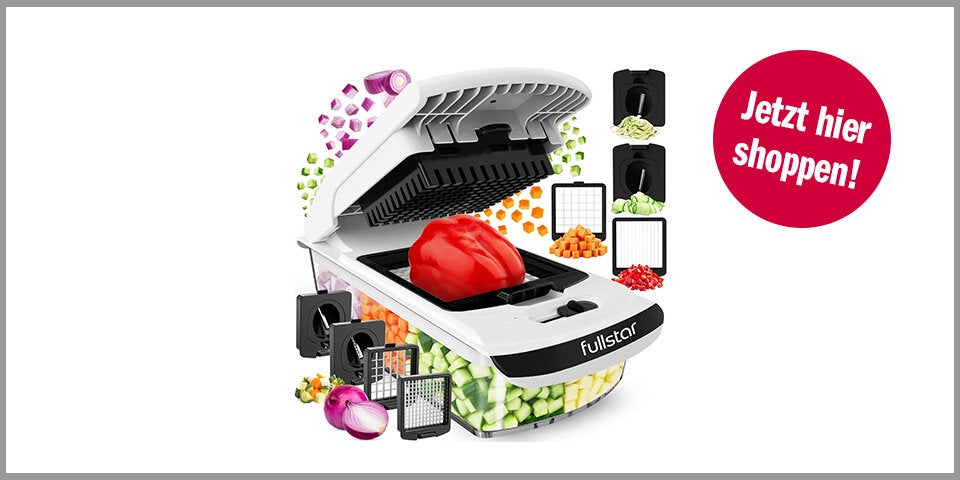 Fullstar Gemüseschneider 4-in-1 – für 25,20 statt 30,24 Euro bei Amazon* 