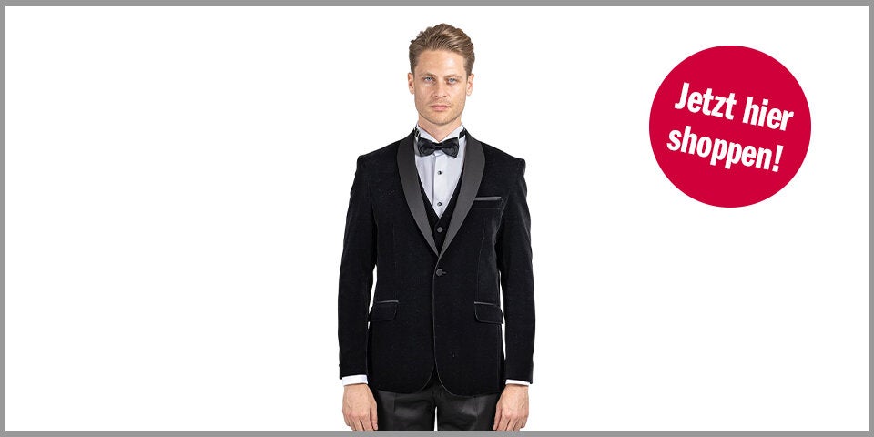 Shopping Channel Smoking Jack Martin London Smoking-Sakko mit Weste