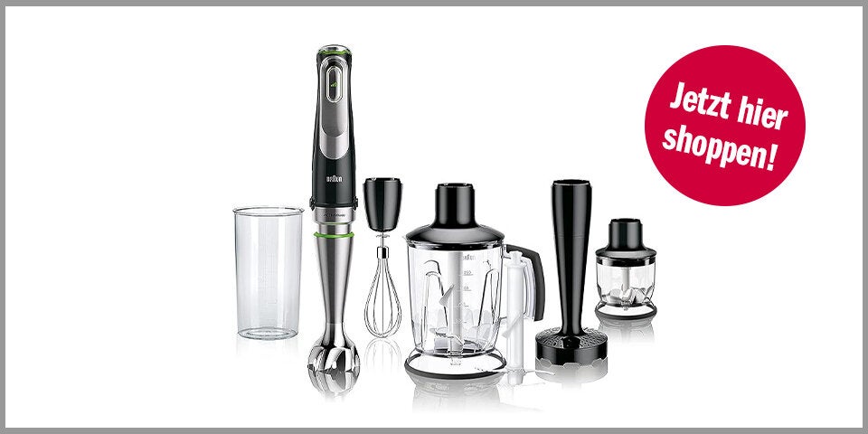 Shopping Channel Küchengeräte Braun MultiQuick 9 - Stabmixer mit SplashControl-Technologie