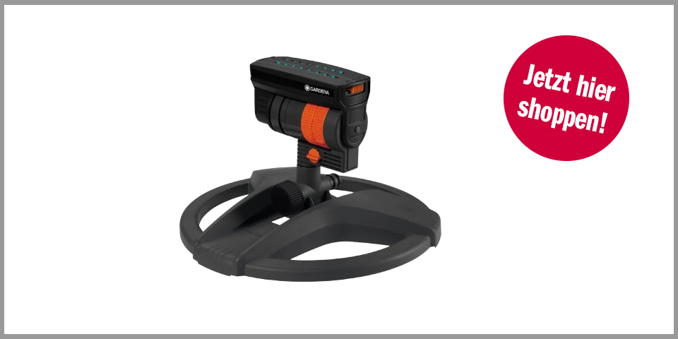 Shopping Channel Garten bewässern Gardena Viereckregner Rasensprenger Sprinkler AquaZoom Compact