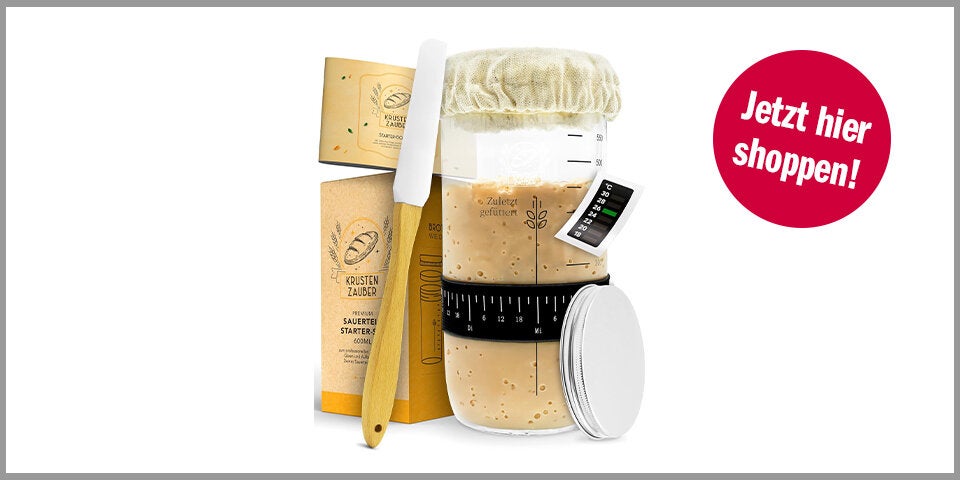 KRUSTENZAUBER Sauerteig Starter Set – für 29,99 Euro bei Amazon* 