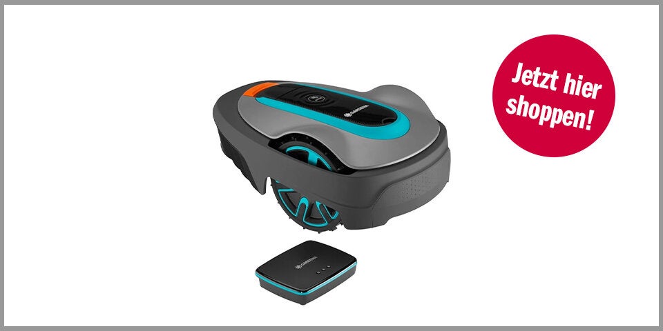 Shopping Channel Rasen im Hochsommer Gardena Mähroboter smart SILENO city