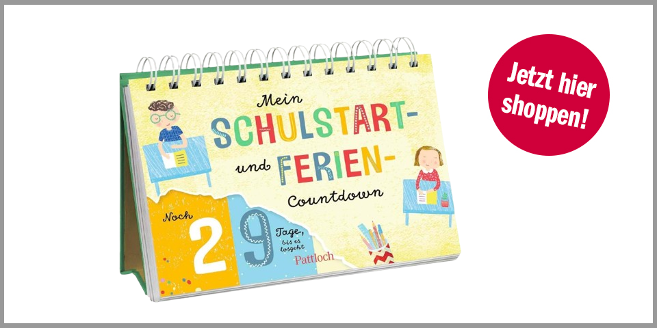 Shopping Channel Erstklässler Mein Schulstart-Countdown: Ein tierisch guter Wochenkalender