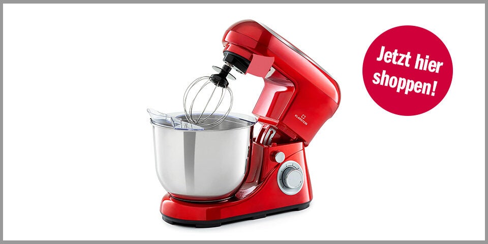 Klarstein Knetmaschine Küchenmaschine zum Backen – für 89,99 Euro bei Amazon* 