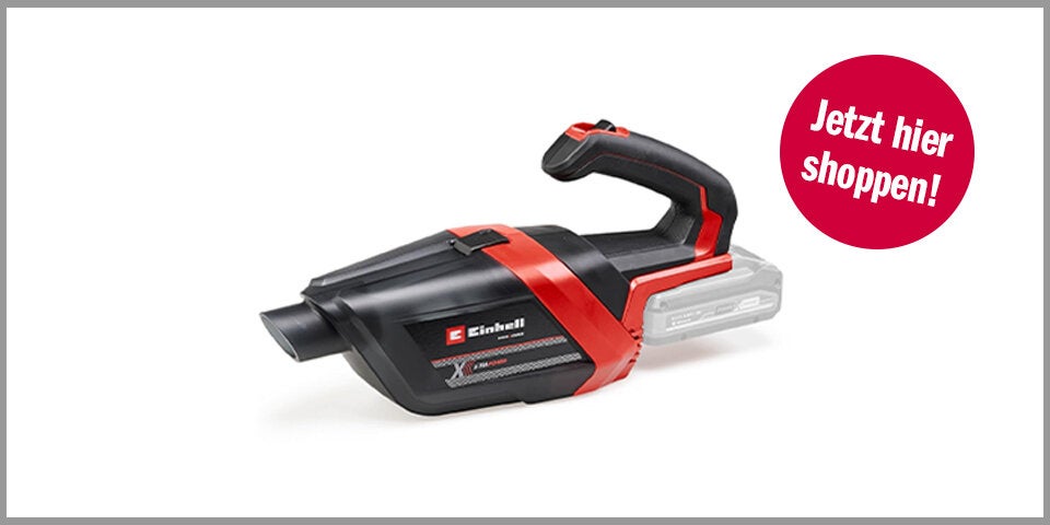 Einhell Akku-Handstaubsauger TE-HV 18/06 – für 54,10 Euro bei Amazon* 
