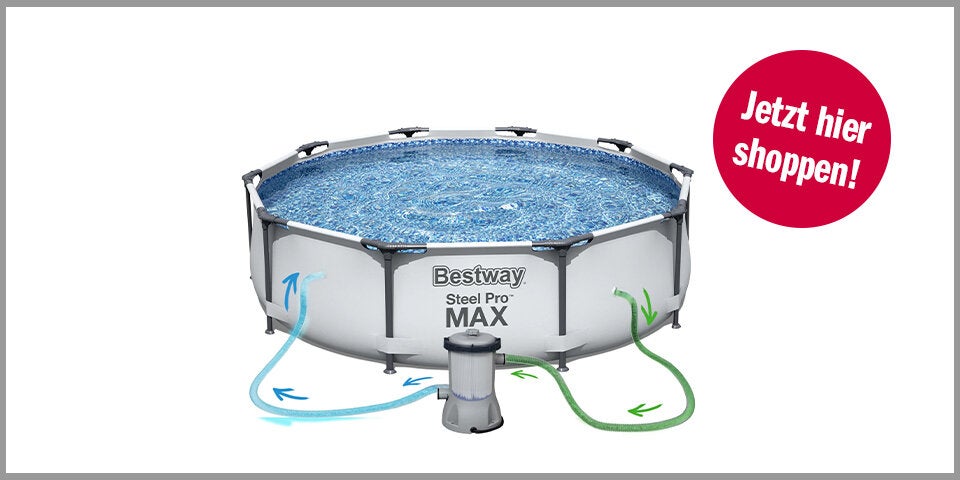 BESTWAY 7 in1 Set Frame Pool – für 209,90 Euro bei Ebay* 
