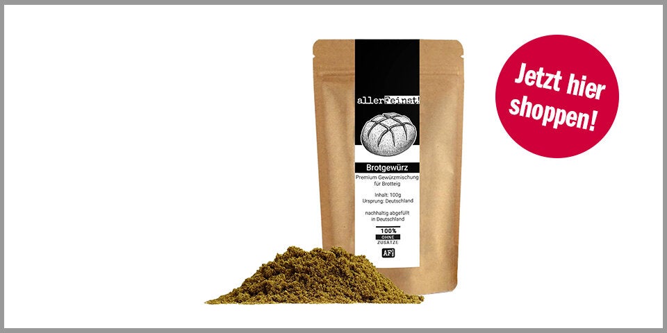 allerFeinst! - Brotgewürz - Premium Brot Gewürzmischung gemahlen – für 6,49 Euro bei Amazon* 