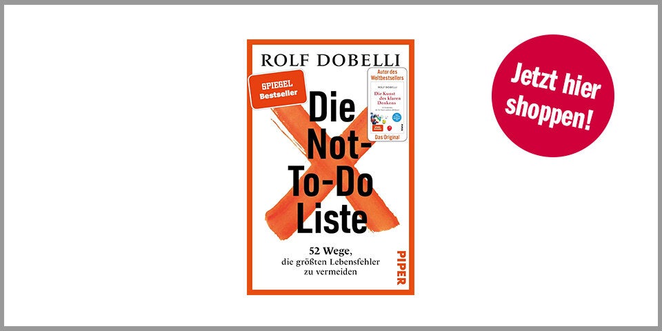 Die Not-To-Do-Liste – für 22,62 Euro bei Amazon*&nbsp;