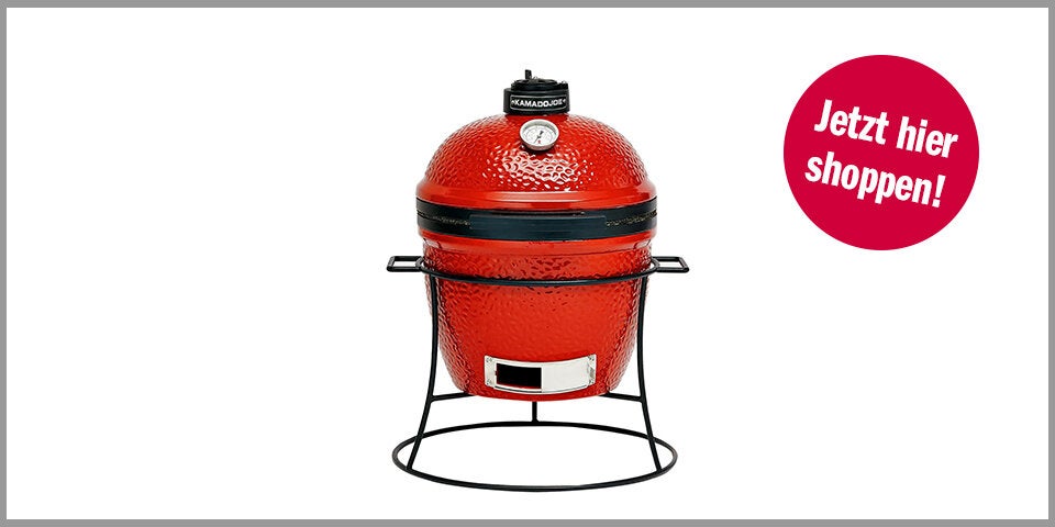 Shopping Channel Keramik-Grills Kamado Joe - Joe Jr., tragbarer Holzkohlegrill