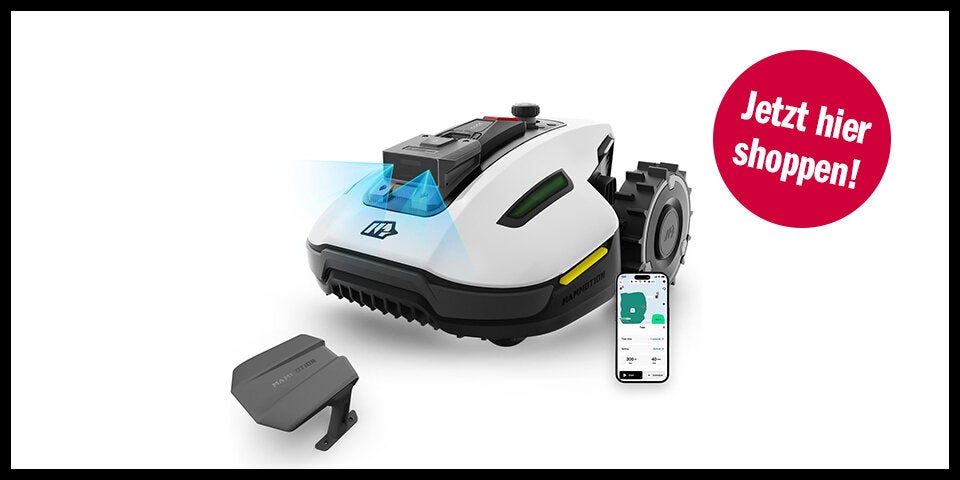 Shopping Mähroboter Aufmacher plus 5 Produktbilder