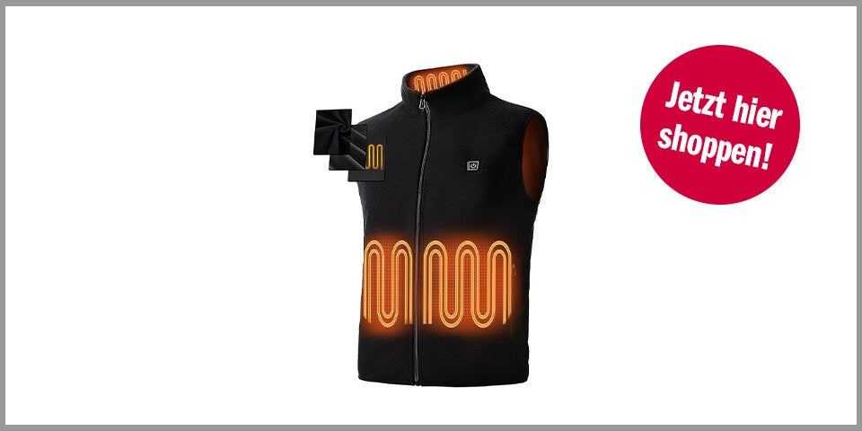 Shopping Channel Heizweste Burngogo beheizbare Weste