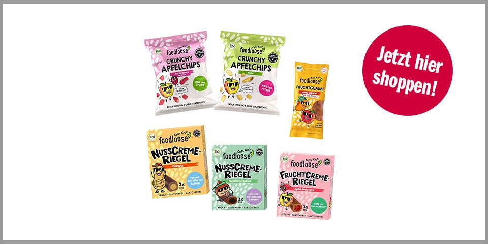 Shopping Channel Schultüten Trends 2025 Fooodloose COOL KIDS Probierpaket