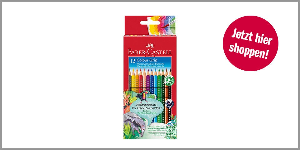 Shopping Channel Schultüten Trends 2025 Faber-Castell Colour Grip Buntstifte für Kinder