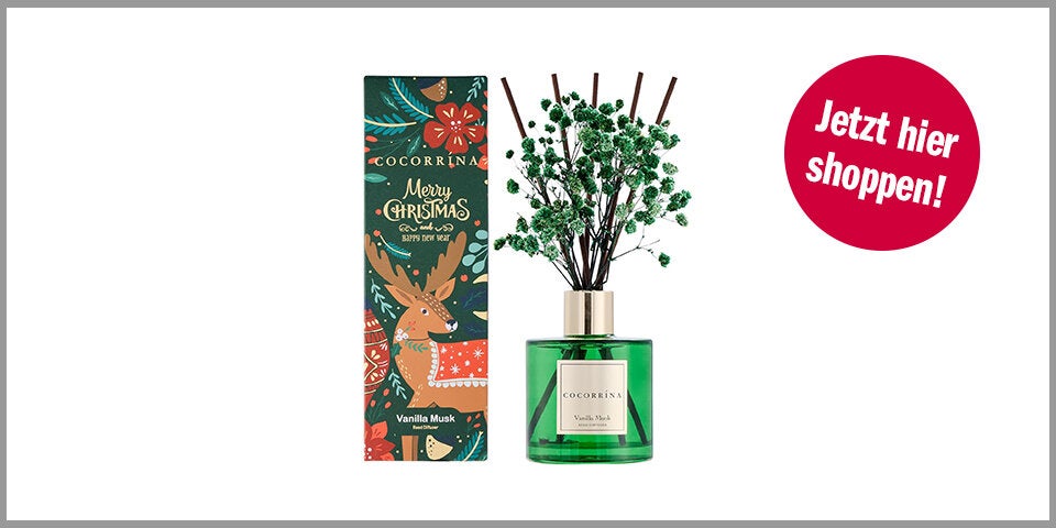 Shopping Channel BF Düfte COCORRÍNA Raumduft mit 8 Duftstäbchens