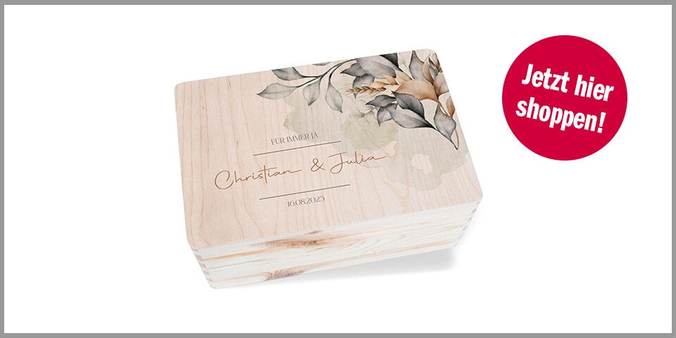 Erinnerungsbox - Für Immer ja – für 30,16 Euro bei Amazon* 