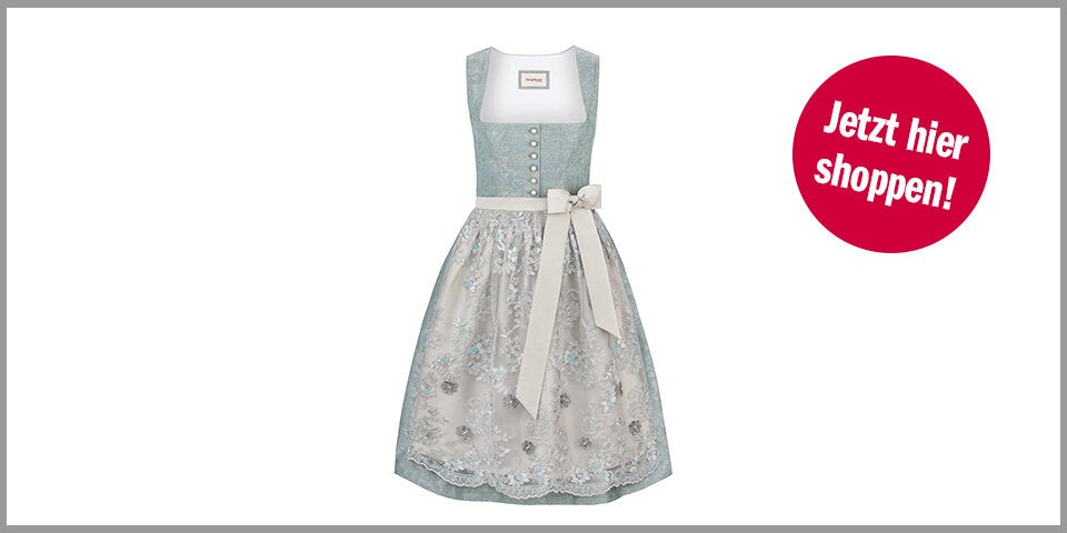 Shopping Channel Dirndl Bergfeuer Damen Camilla Midi Dirndl