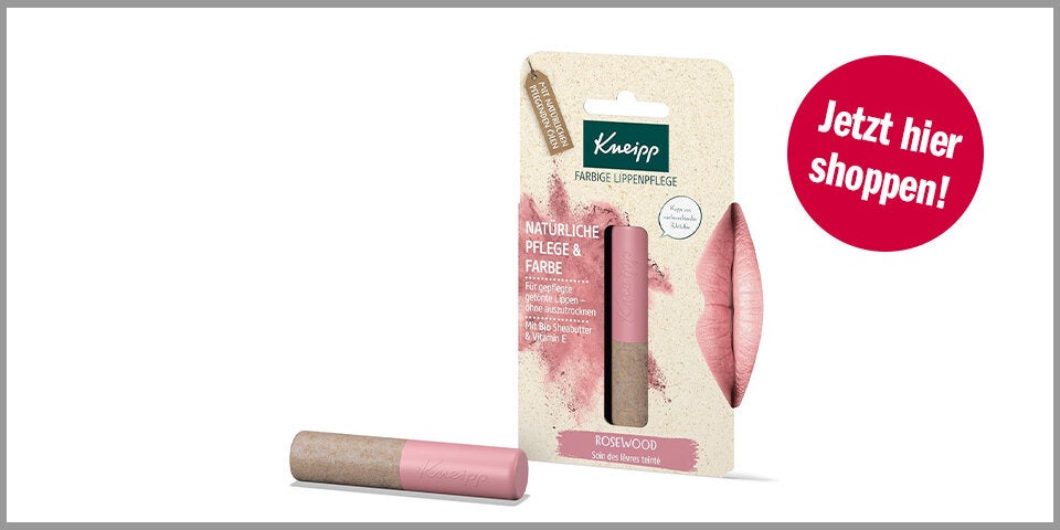Kneipp Farbige Lippenpflege Rosewood – für 6,04 € bei Amazon*&nbsp;