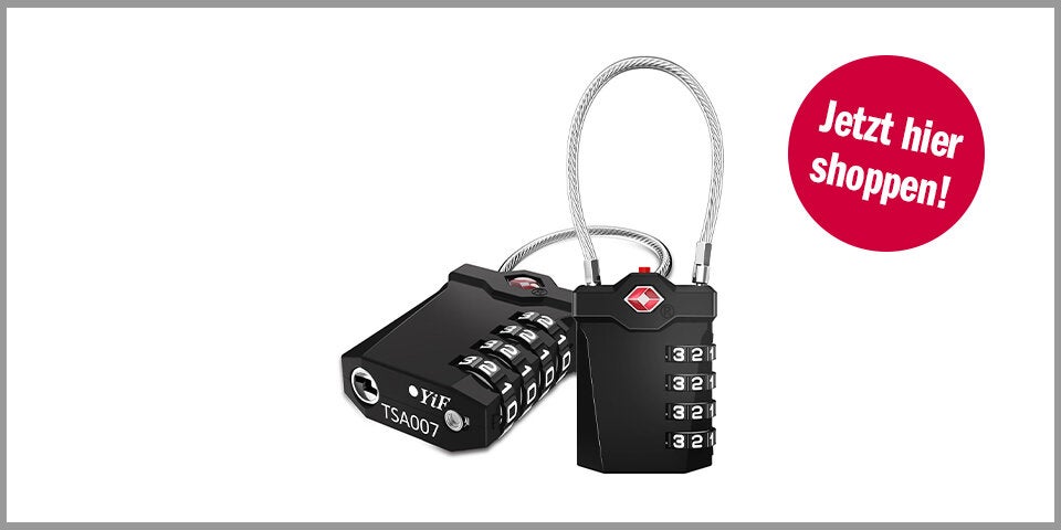 ZHEGE TSA Gepäckschloss – für 12,10 Euro bei Amazon*