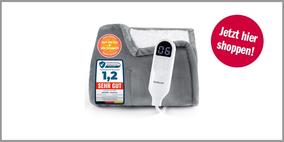 Shopping Channel Handwärmer Bedsure Heizdecke