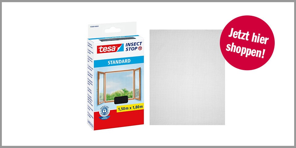 Shopping Channel Spinnen Tesa Fliegengitter Insektenschutz für Fenster