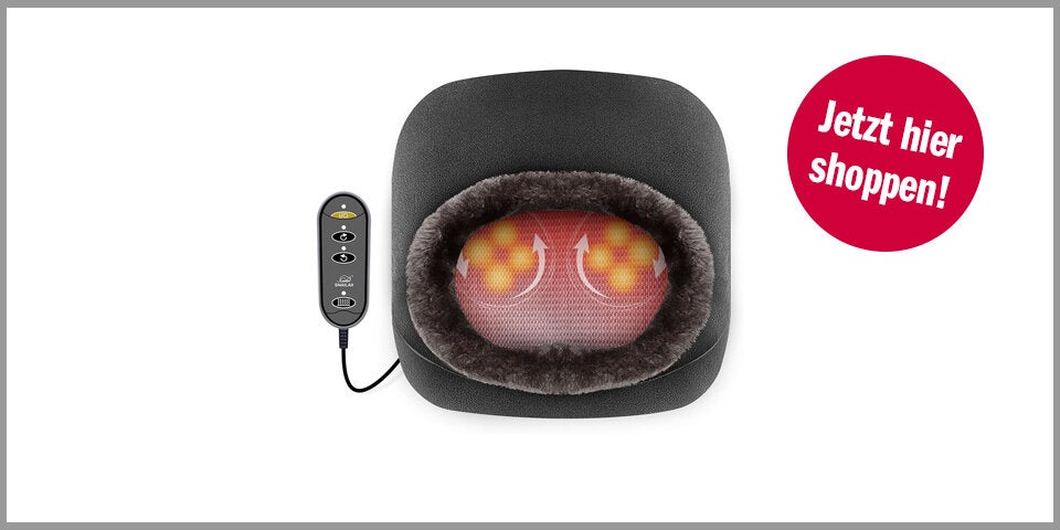 Shopping Channel Handwärmer Snailax elektrische Fußmassage mit Wärmefunktion