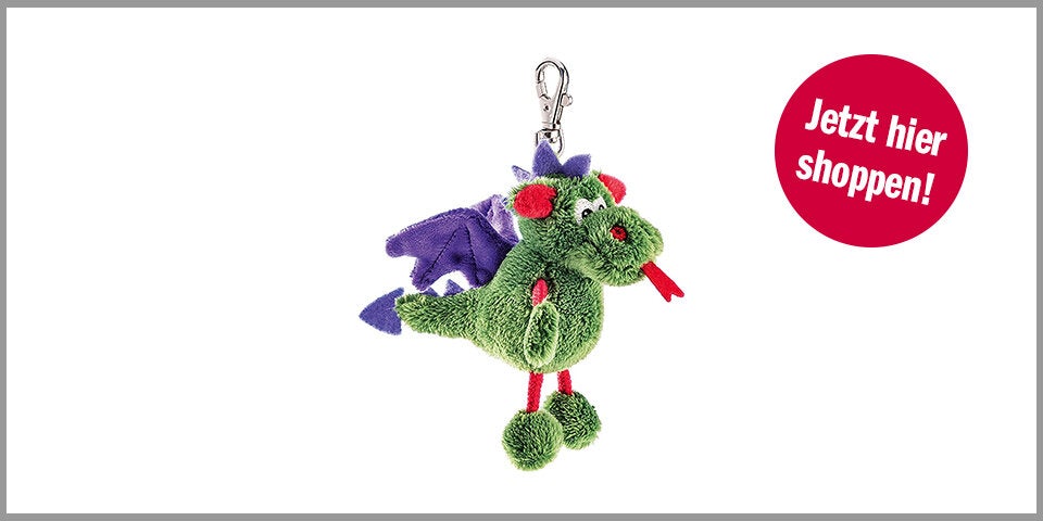 Schaffer Knuddel mich! Plüsch Schlüsselanhänger Drache – für 9,02 Euro bei Amazon*