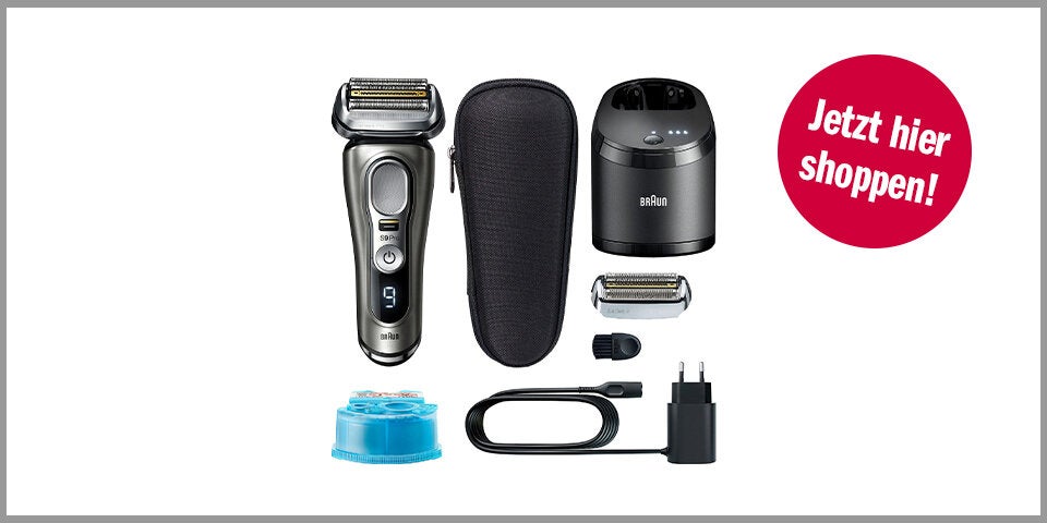 Shopping Channel Media Markt BRAUN Series 9 - 9465cc Elektrorasierer, zusätzlicher Scherkopf M94