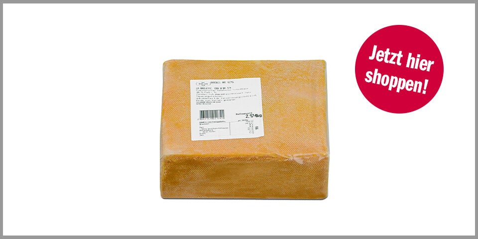 Shopping Channel Silvester Essen Hymor Raclette-Käse ca. 2 kg