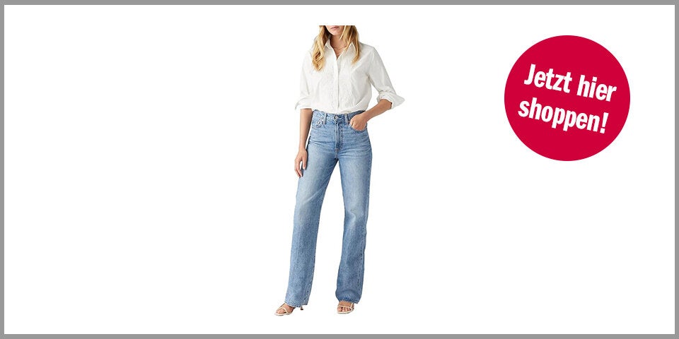 Shopping Channel Black Week Levi’s Damen Ribcage Wide Leg Jeans