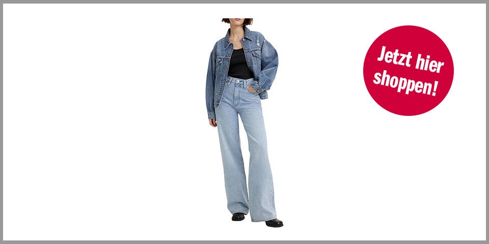 Shopping Channel Black Week Levi’s Damen Ribcage Wide Leg Jeans