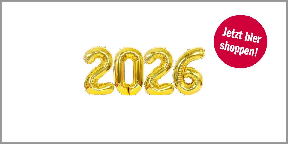 Shopping Channel Silvester Glücksbringer Ponmoo 2026 Luftballons