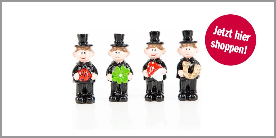 Shopping Channel Silvester Glücksbringer Logbuch-Verlag Schornsteinfeger Glücksbringer