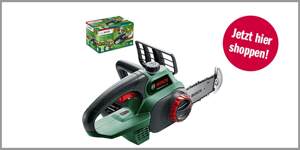 Shopping Channel Amazon Prime Day  Bosch Akku Kettensäge UniversalChain 18