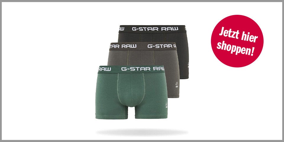 Shopping Channel Amazon Prime Day G-STAR Herren Classic Trunk Color 3-Pack
