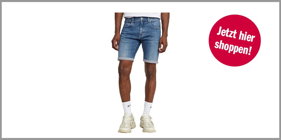 Shopping Channel Prime Days G-STAR Herren 3301 Slim Denim Shorts