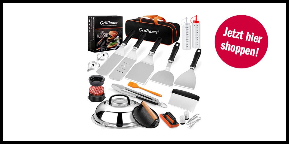 Shopping Plancha-Grill Aufmacher plus Produktbilder