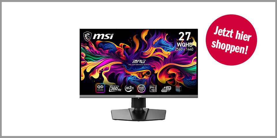 Shopping Channel CyberMonday MSI MPG 271QRXDE QD Gaming-Monitor