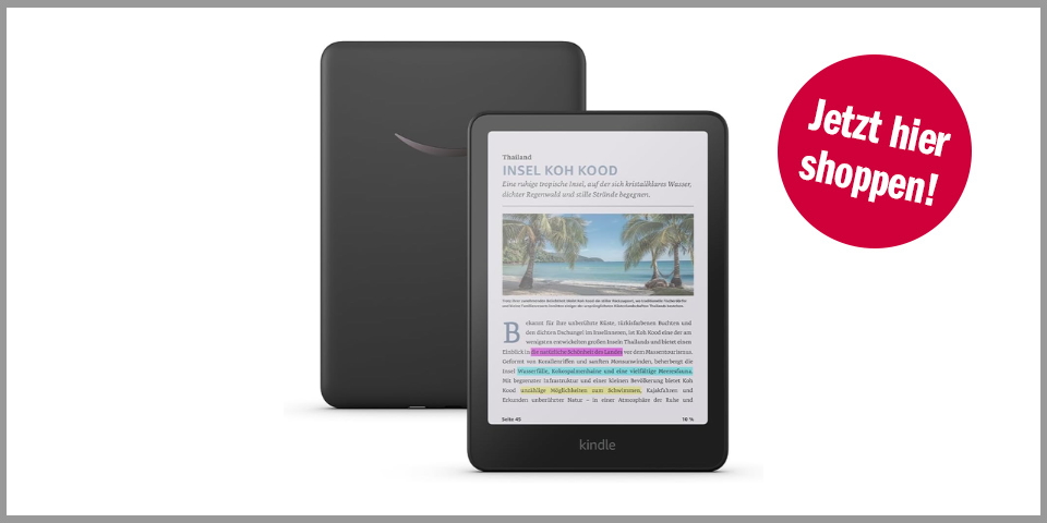 Shopping Channel Amazon Kindle Colorsoft – für 176,46 statt 262,18 Euro bei Amazon*