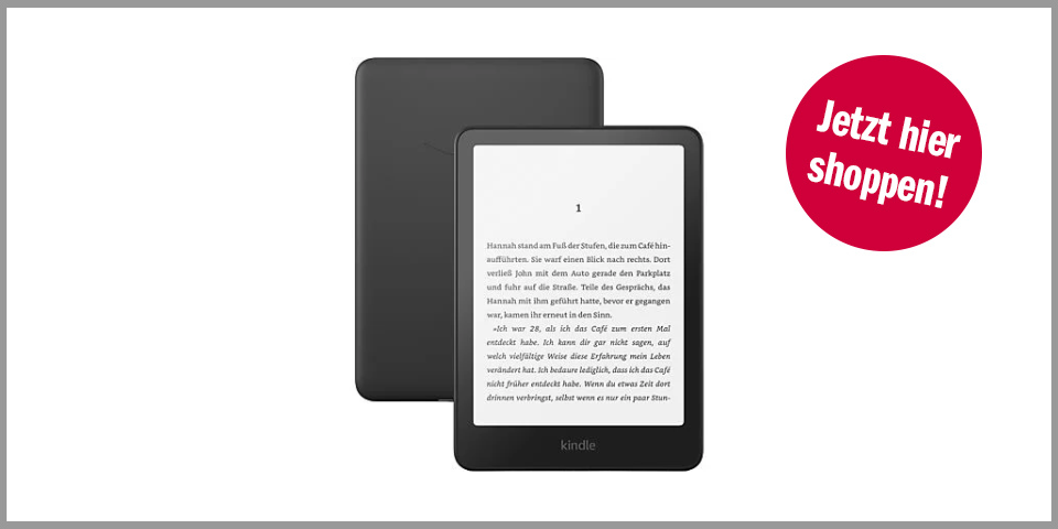 Shopping Channel Weihnachten Buchgeschenke Amazon Kindle Paperwhite (16 GB, mit Werbung)