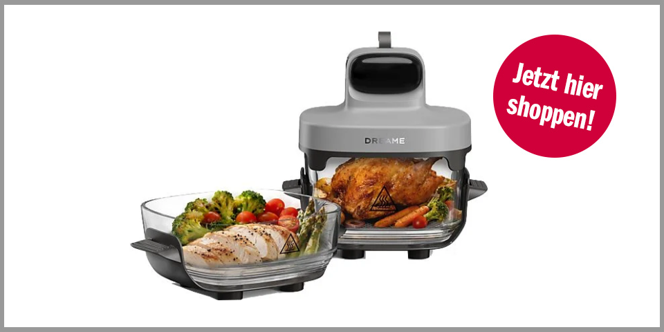 Shopping Channel Deal Dreame Tasti Glas-Heißluftfritteuse